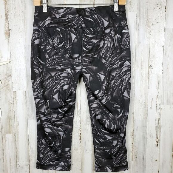 Danskin Now Leggings Black Gray Small 4-6 - Picture 2 of 9